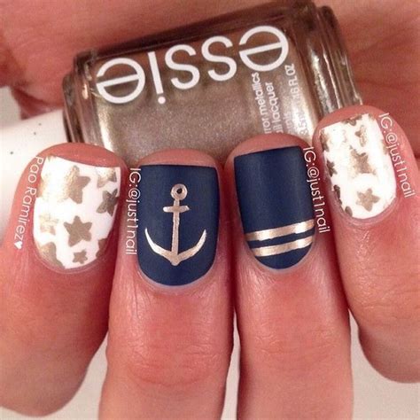 50 Cool Anchor Nail Art Designs | Styletic