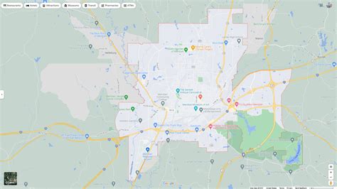 Meridian, Mississippi Map