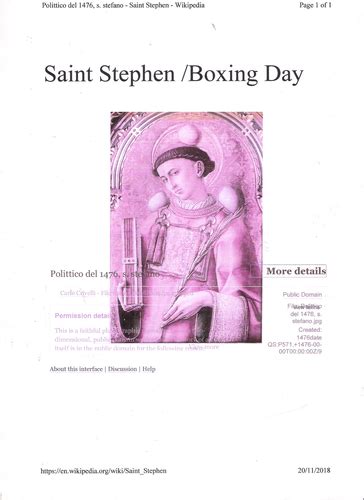 St. Stephen / Boxing Day | Teaching Resources