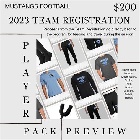 2023 Mustangs Football Team Registration | Chugiak Football