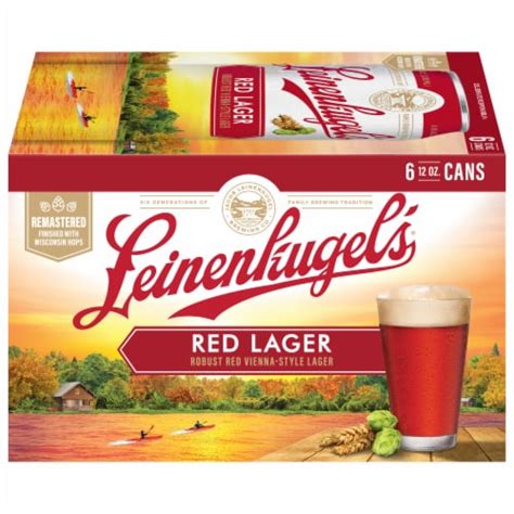 Leinenkugel's Red Lager Craft Beer, 6 cans / 12 fl oz - Kroger