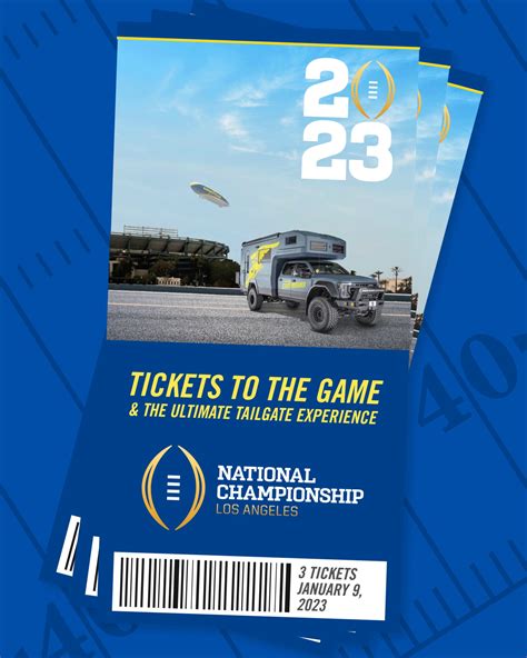 Win Tickets to the CFP National Championship | ticket | We’ve got our tickets to the CFP ...