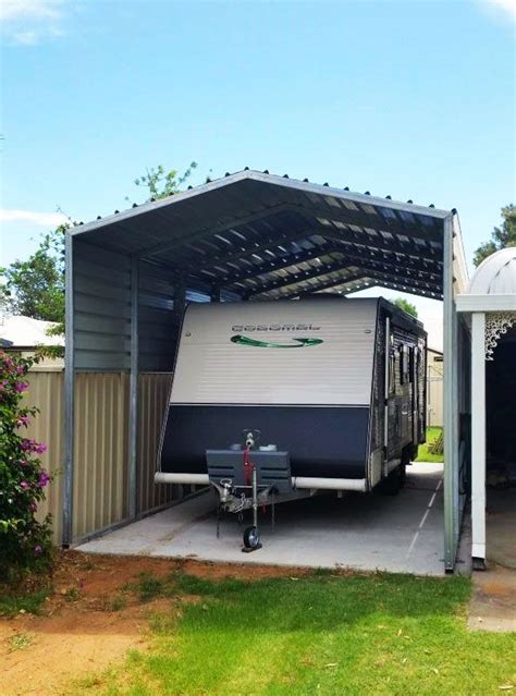 Quality DIY sheds to suit most caravan sizes. | Carport designs, Diy ...