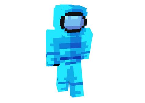 Among Us Blue Crewmate Skin for Minecraft | MinecraftGames.co.uk