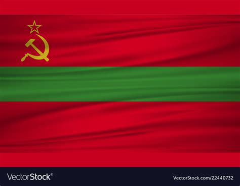 Transnistria flag flag transnistria blowig in Vector Image