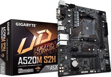 Amazon.com: Gigabyte A520M S2H (AMD Ryzen AM4/MicroATX/4+3 Phases ...