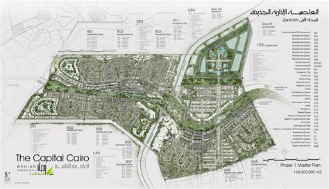 Map of Egypt's New Capital City Cairo