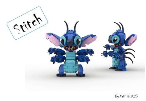 LEGO MOC Stitch by Crii-laPetiteBrique | Rebrickable - Build with LEGO