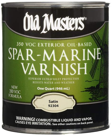 92304 Spar Marine Varnish, Satin, This product adds a great value By Old Masters - Walmart.com ...