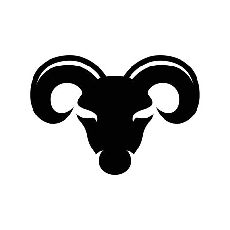 Black head sheep logo vector 8553754 Vector Art at Vecteezy