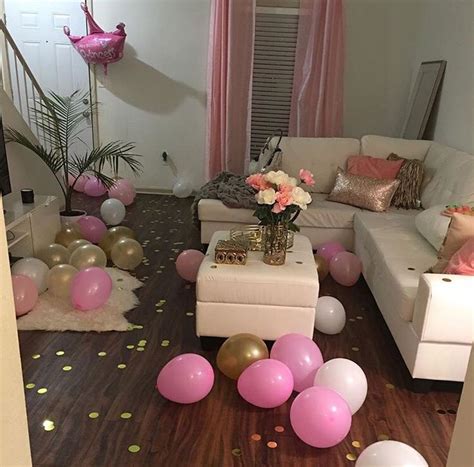 I decorated my living room to celebrate my birthday! It turned out ...