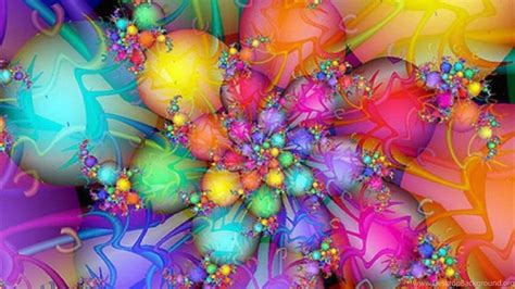 Colorful Abstract Flower Wallpapers - Wallpaper Cave