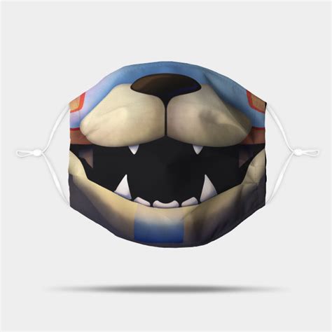 FNaF Glamrock Freddy Face Mask - Fnaf - Mask | TeePublic