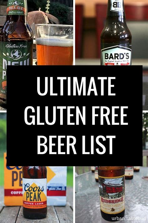 Gluten Free Beer Brands List 2021 - The Ultimate Guide | Gluten free beer, Gluten free beer list ...