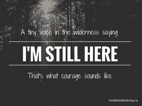 I’m still here… | I'm still here, Words, Be still