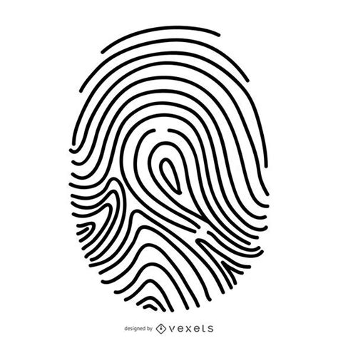 Fingerprint thin line illustration #AD , #Aff, #SPONSORED, #thin, #line, #illustration, # ...