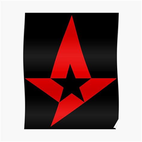 "Astralis esports logo" Poster for Sale by PearShaped | Redbubble