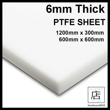 PTFE Sheet 6mm Thickness Plate Film White Sheet