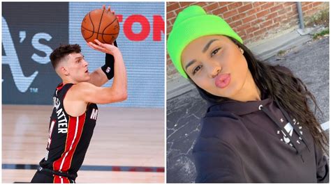 Tyler Herro's Girlfriend Katya Henry Cheering in NBA Bubble