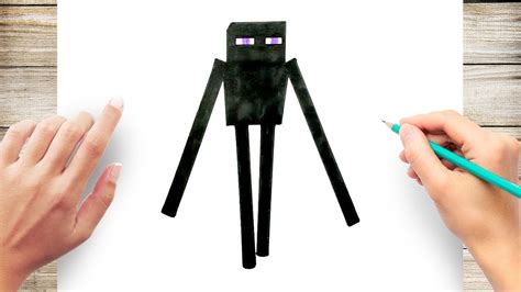 Minecraft Enderman Drawing