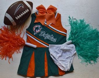 Miami Dolphins Cheerleader Halloween Costume - Etsy