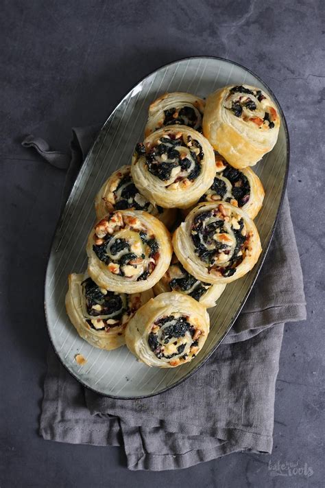 Spinach & Feta Puff Pastry Rolls | Bake to the roots | Recipe | Spinach and feta, Vegetarian ...