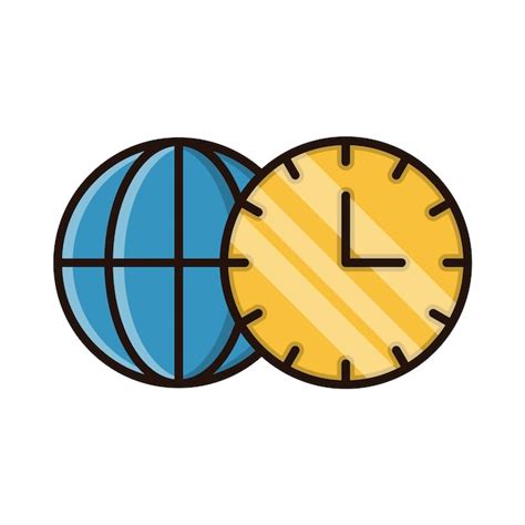 Premium Vector | Time zones