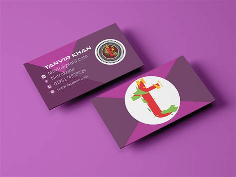 visiting card design by Tanvir Khan on Dribbble