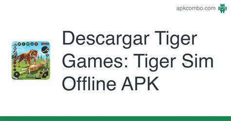 Tiger Games: Tiger Sim Offline APK (Android Game) - Descarga Gratis