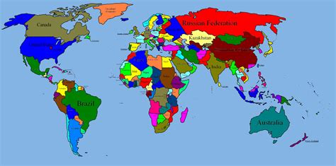 World Globe Map Continents - WeSharePics