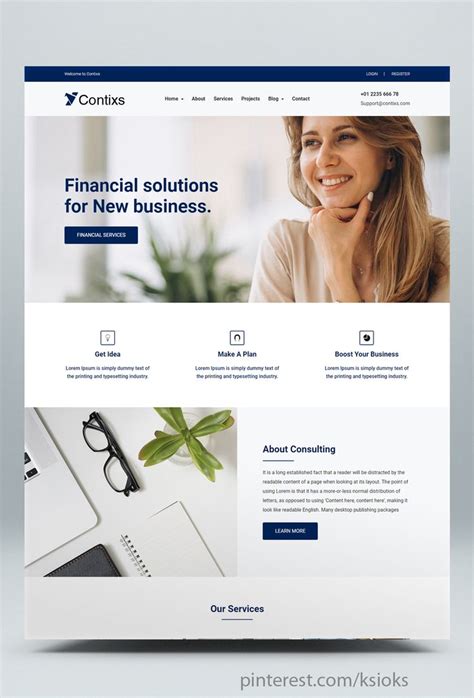 Business Consulting HTML Website Template | Consulting website ...