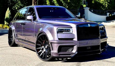 Purple Rolls Royce Cullinan on Custom Forgiato Wheels