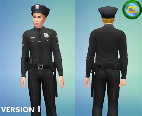 Unisex - Police Uniform | SimsWorkshop