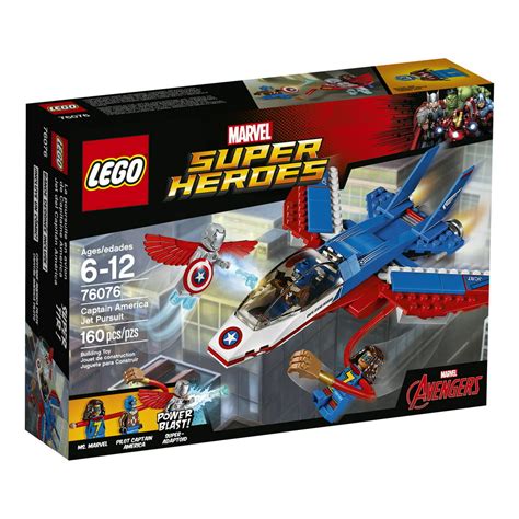 LEGO Super Heroes Captain America Jet Pursuit 76076 - Walmart.com - Walmart.com