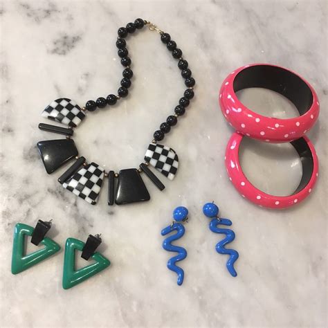 Bold 80s accessories just in time for Spring | 80s jewelry, 80s accessories, 1980s accessories