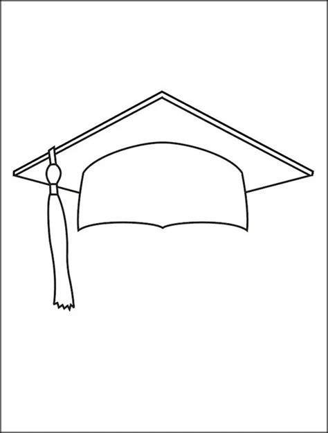 Easy How to Draw a Graduation Cat Tutorial and Coloring Page