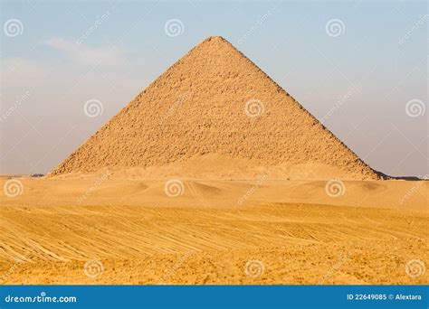 Red Pyramid in Egypt stock image. Image of historical - 22649085