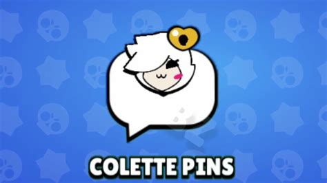 Colette Animated Pins - Brawl Stars - Trixie Colette - YouTube