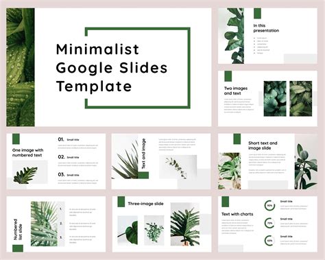 Minimalist Modern Google Slides Presentation Template, Powerpoint Compatible, 35 Slides - Etsy