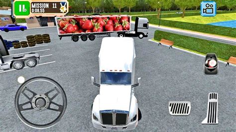 Trailer truck parking game Truck Driver: Depot Parking Simulator - Android GamePlay - YouTube