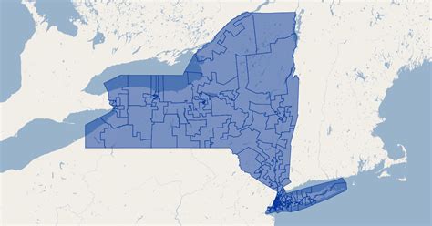 New York State Assembly Districts - New York | GIS Map Data | State of ...