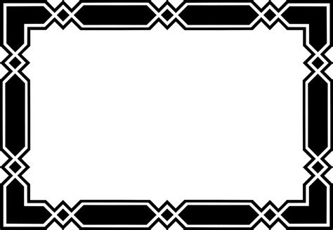 Black Border Frame Transparent Background Transparent HQ PNG Download ...