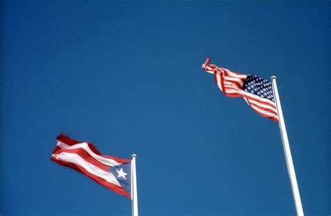 Flags | The Puerto Rican and American flags flying over El M… | Flickr