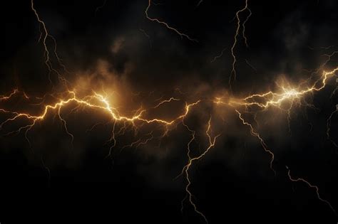 Premium Photo | Storm Lightning Overlay ReadytoUse Black Background