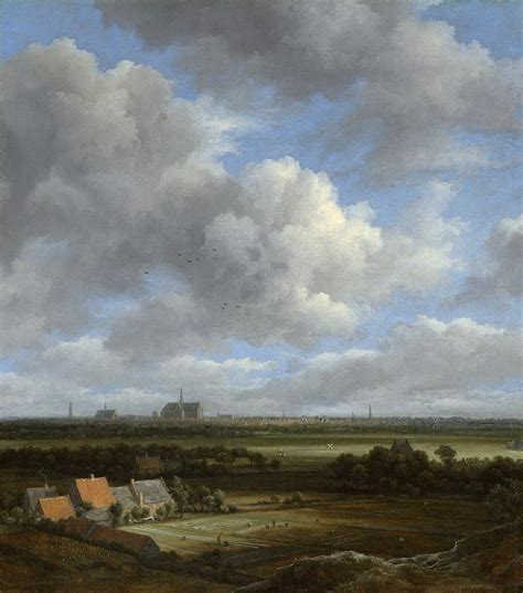View of Haarlem from the northwest Painting by Jacob van Ruisdael - Pixels