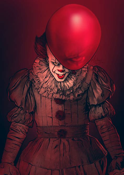 Bill Skarsgard as Pennywise by MateusCosme on DeviantArt