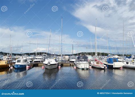 Lappeenranta harbor. editorial stock image. Image of mast - 48527554