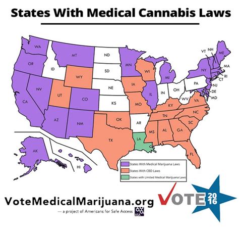 Map: States with Medical Marijuana Laws