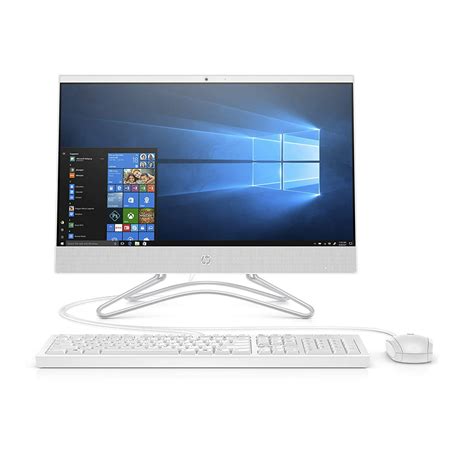 HP 22-inch All-in-One Desktop Computer, AMD Athlon Silver 3050U Processor, 4 GB RAM, 256 GB SSD ...