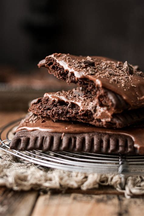 Homemade Chocolate Fudge Pop Tarts - Curly Girl Kitchen